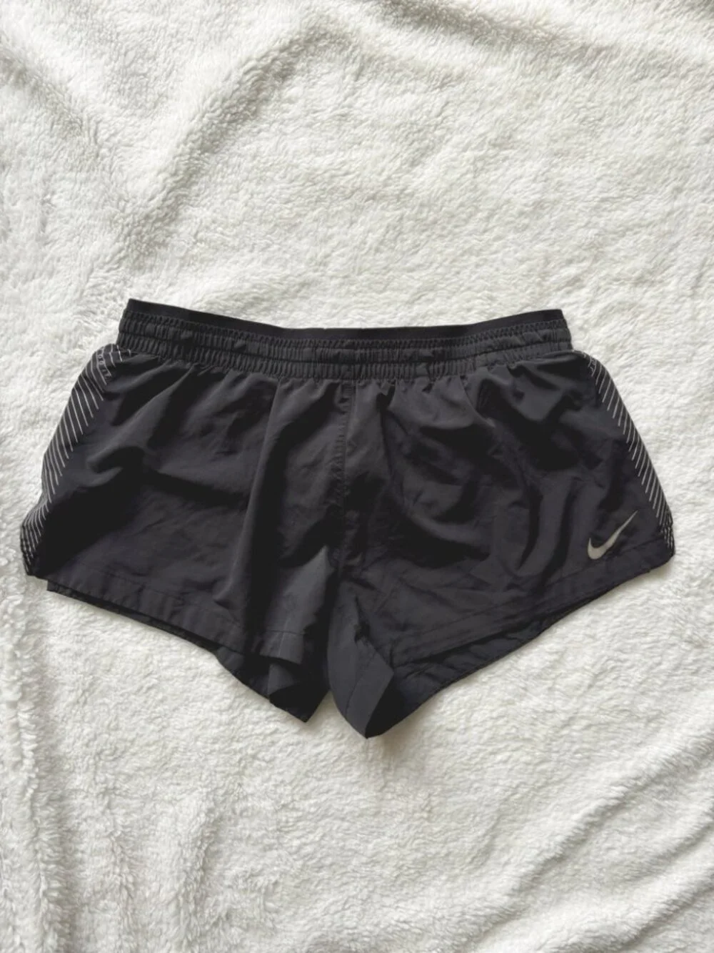 Nike Dri-FIT Running Shorts Black Lined Athletic Size Small Lightweight - Picture 1 of 6